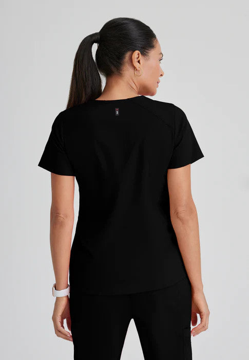 Emma Greys Stretch Top — women's scrub top | ScrubBox (view 2)