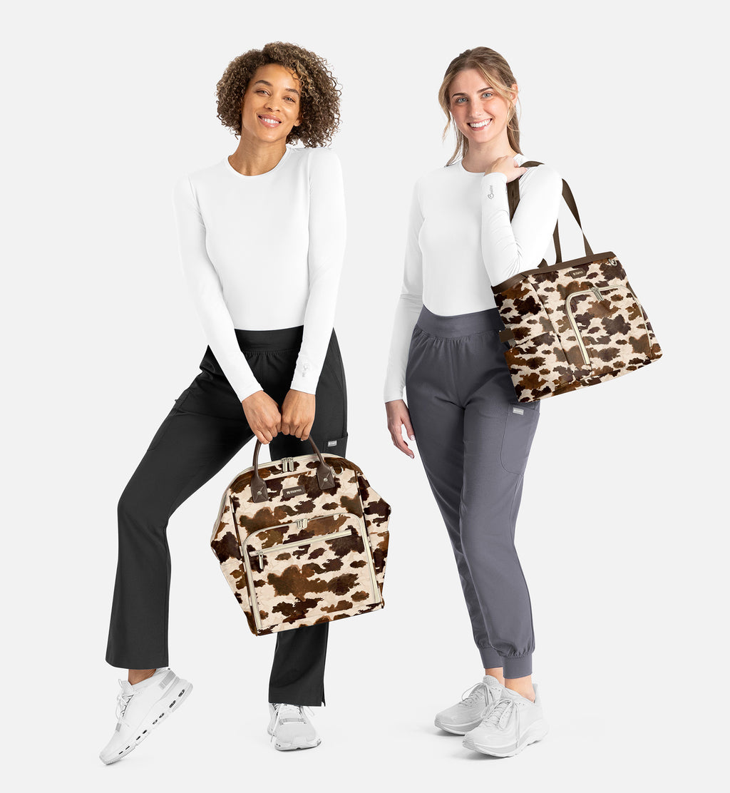 Cow print Ready Go Bag