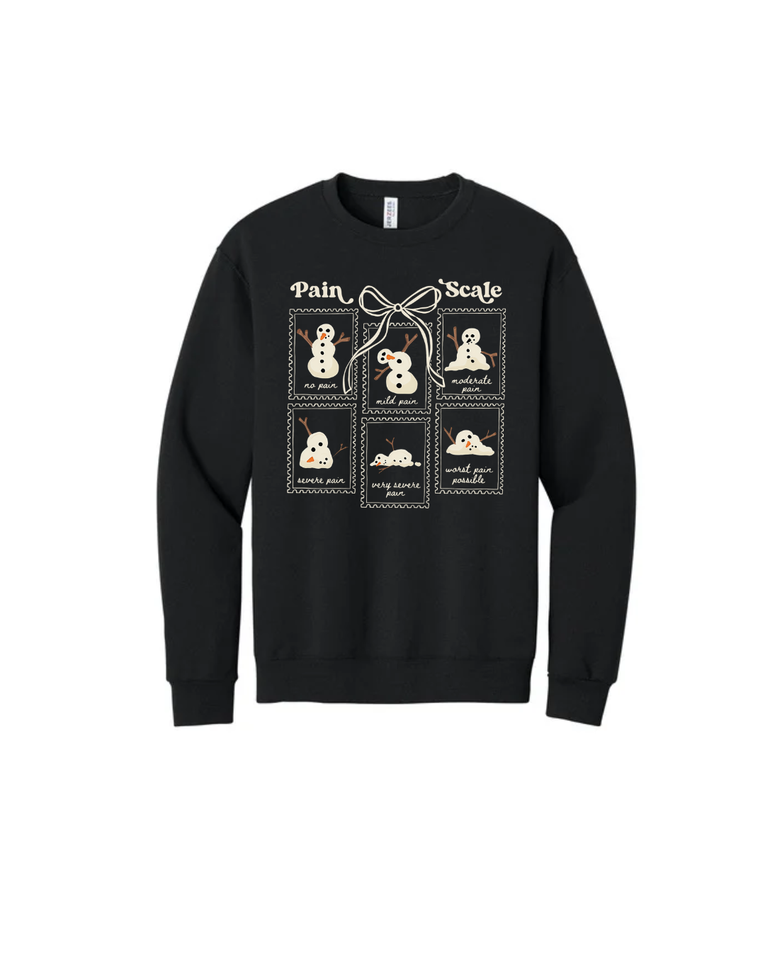 Christmas Pain Scale Crewneck Sweatshirt
