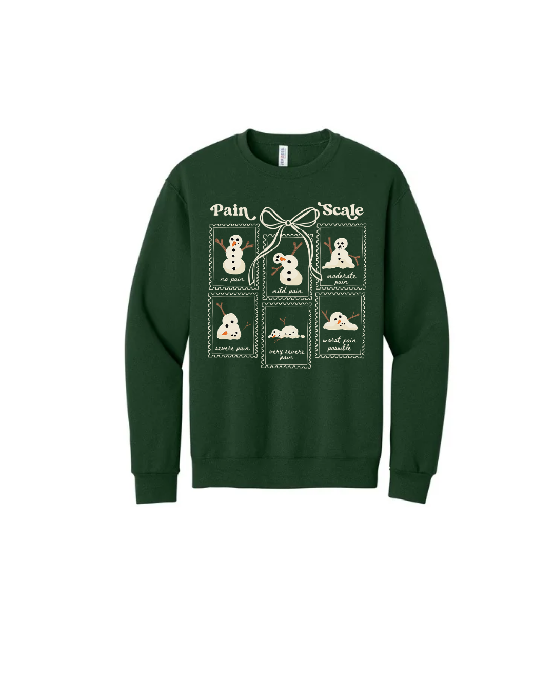 Christmas Pain Scale Crewneck Sweatshirt