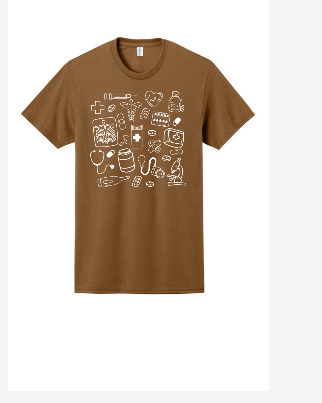 Medical Doodle Graphic T-Shirt