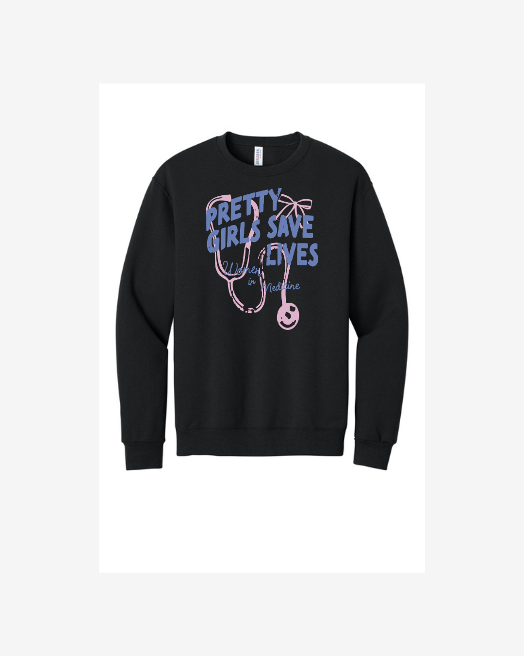 Pretty girls save lives graphic crewneck