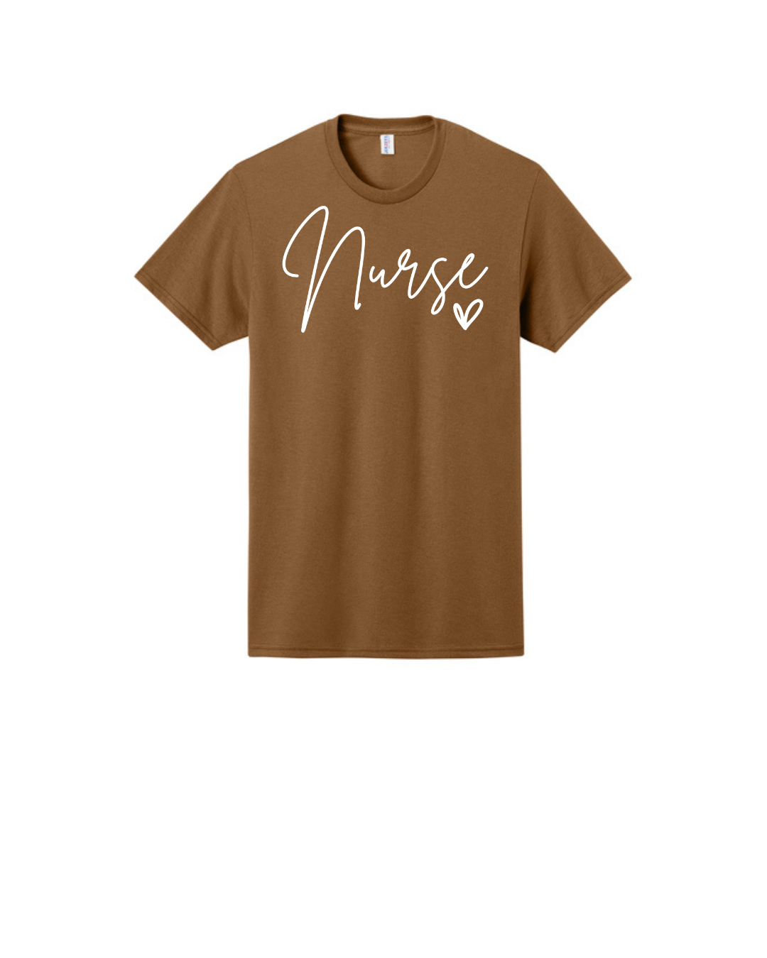 Nurse in Script font Graphic T Shirt