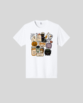 Spooky Halloween Collage Graphic Tee