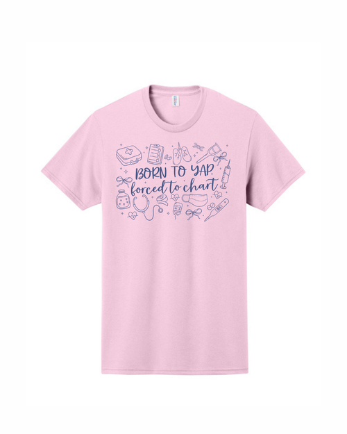 Scrub Box Born 2 Yap Graphic T-Shirt — women's scrub | ScrubBox