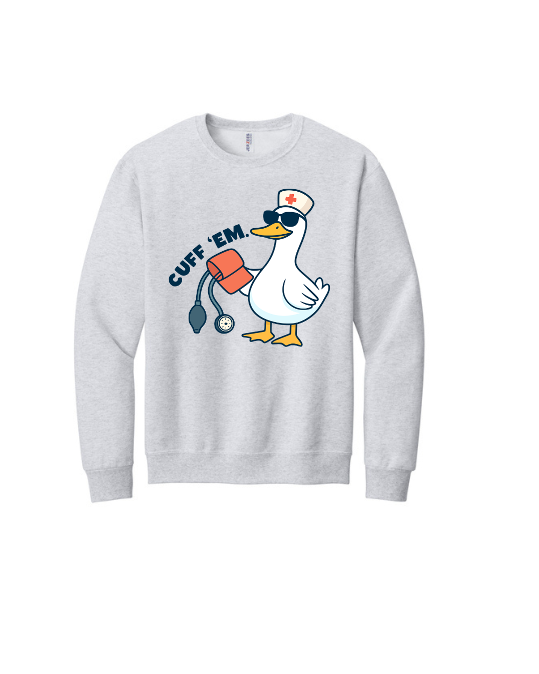 Cuff Em Graphic Crewneck Sweatshirt