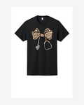 Leopard Bow with Scope Graphic T-Shirt