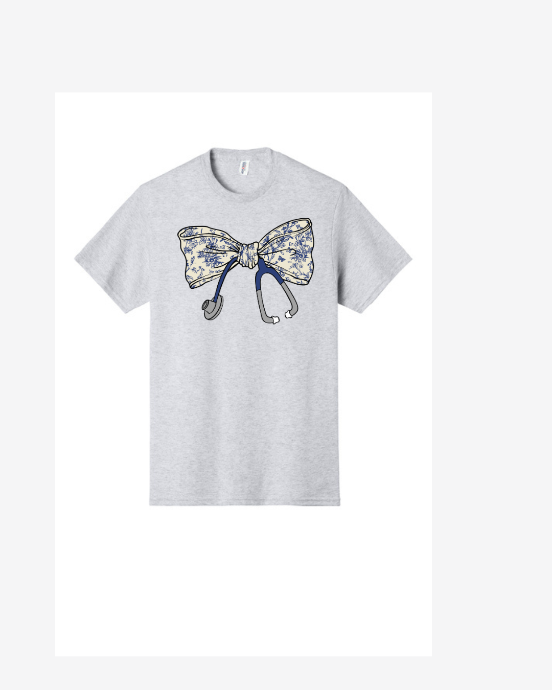 Scrub Box Coquette Bow Graphic T-Shirt — women's scrub | ScrubBox (view 8)