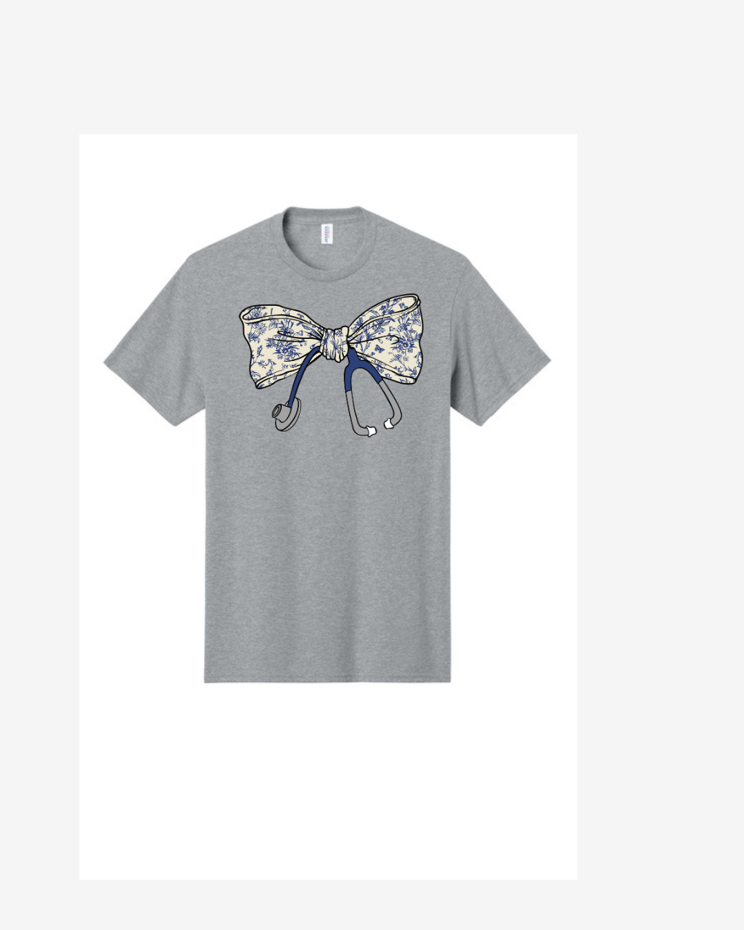 Scrub Box Coquette Bow Graphic T-Shirt — women's scrub | ScrubBox (view 7)