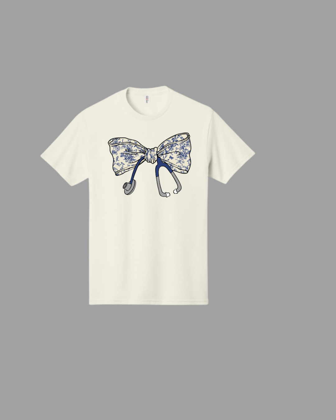 Scrub Box Coquette Bow Graphic T-Shirt — women's scrub | ScrubBox (view 5)