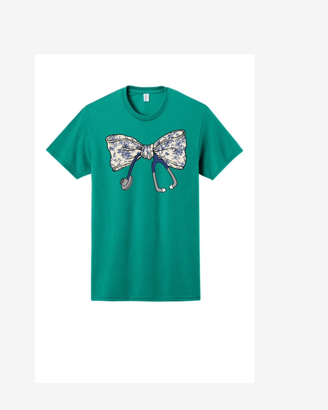 Scrub Box Coquette Bow Graphic T-Shirt — women's scrub | ScrubBox