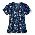 Zoe + Chloe Gnome Alone — women's scrub | ScrubBox