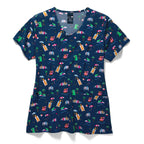 Zoe + Chloe Safari Splash — women's scrub | ScrubBox