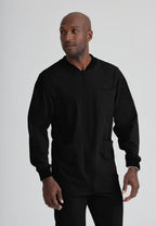Skechers Men's Structured Medical Jacket scrub jacket in black
