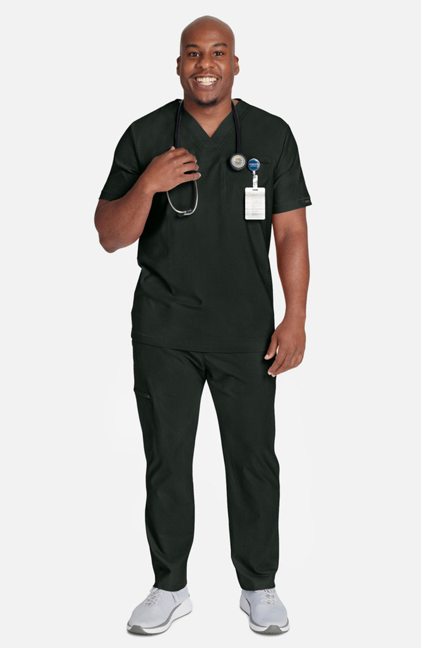 Cherokee, Men's Form Top scrub top in black