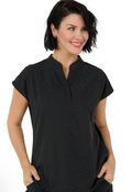 Jacquard Piper Tuck In Top