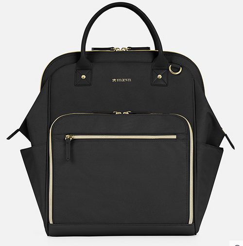 Maevn Black on Black Readygo backpack scrub in black