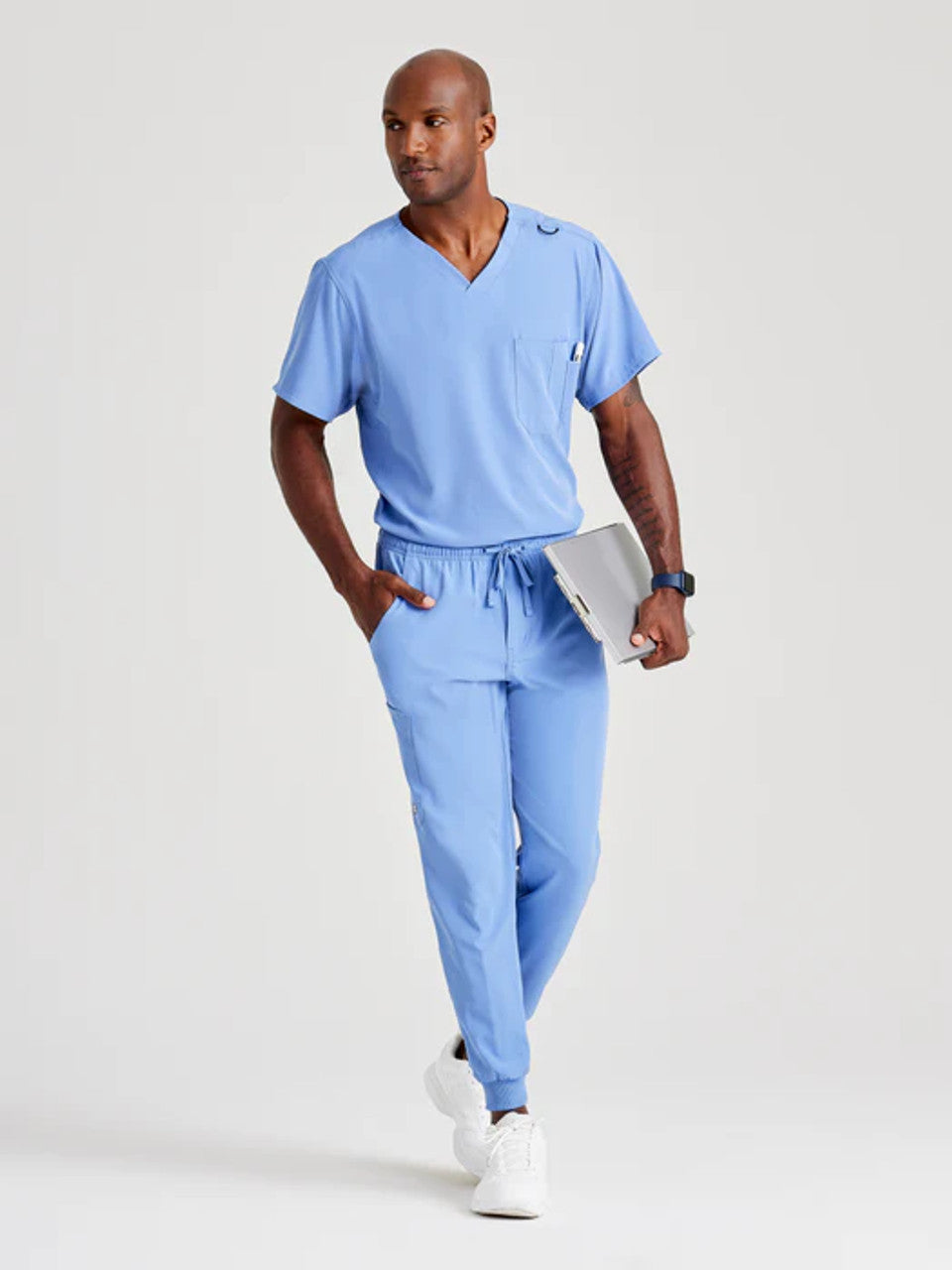 Men's Scrub Tops from Skechers | Ships Same-Day | ScrubBox – Scrub Box