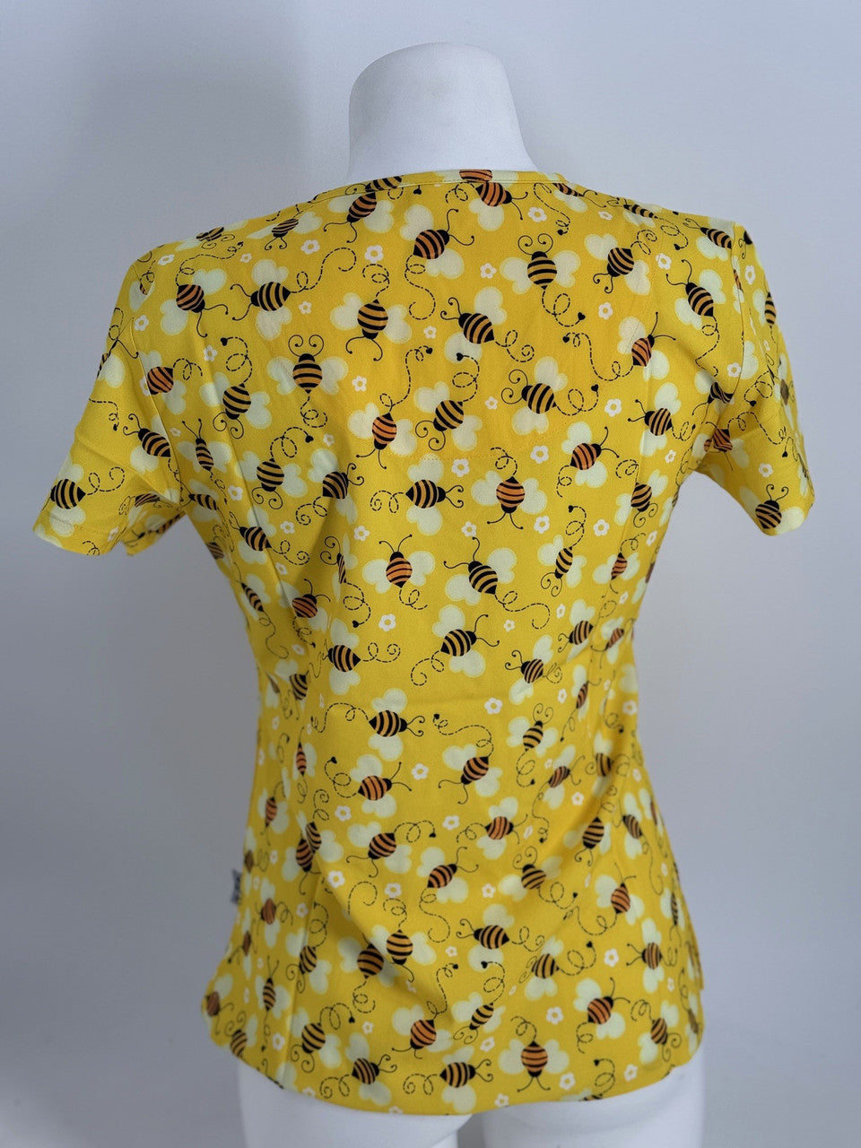 Ava Therese by Zavate Buzzin Bees — women's scrub | ScrubBox (view 3)