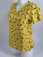Ava Therese by Zavate Buzzin Bees — women's scrub | ScrubBox (view 2)