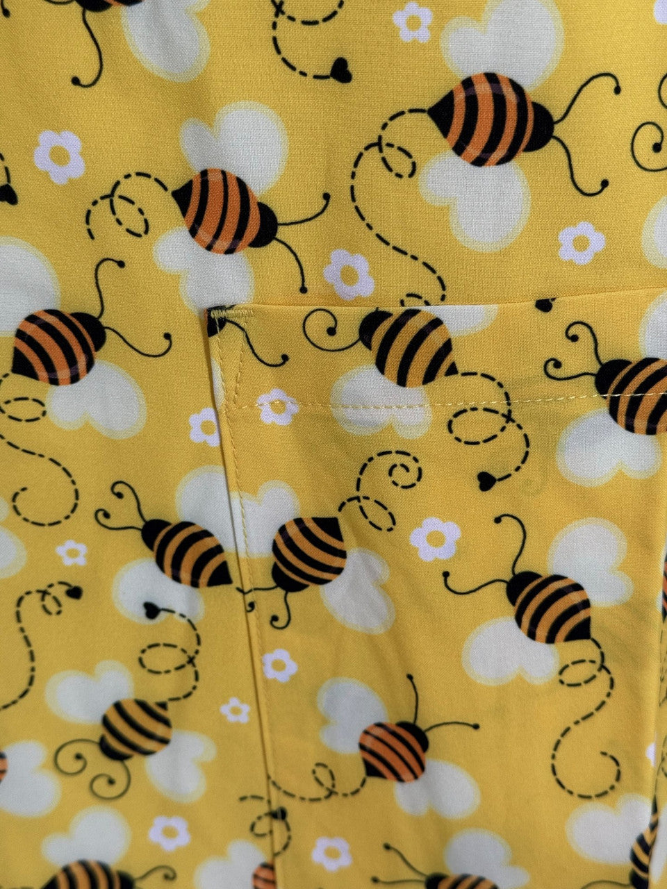 Ava Therese by Zavate Buzzin Bees — women's scrub | ScrubBox (view 4)