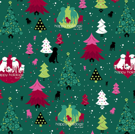 Cherokee Uniforms Happy Holidogs — women's scrub | ScrubBox (view 2)