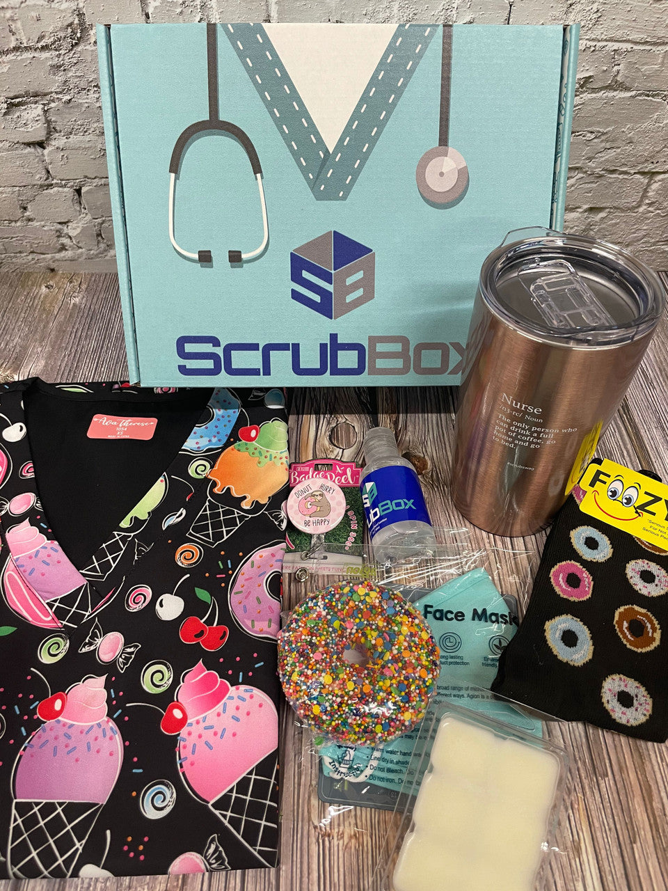 Scrub Box Donut Gift Box — women's scrub | ScrubBox