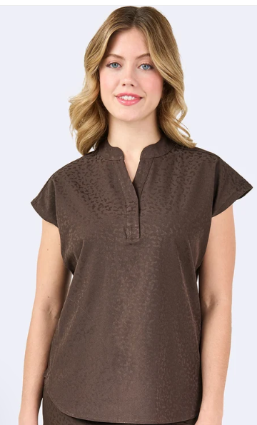 Jacquard Piper Tuck In Top