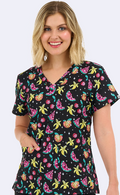 Ava Therese by Zavate Groovy Fruits — women's scrub | ScrubBox