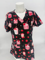 Greentown Scrubs Jamberry Scrub Top — women's scrub top | ScrubBox
