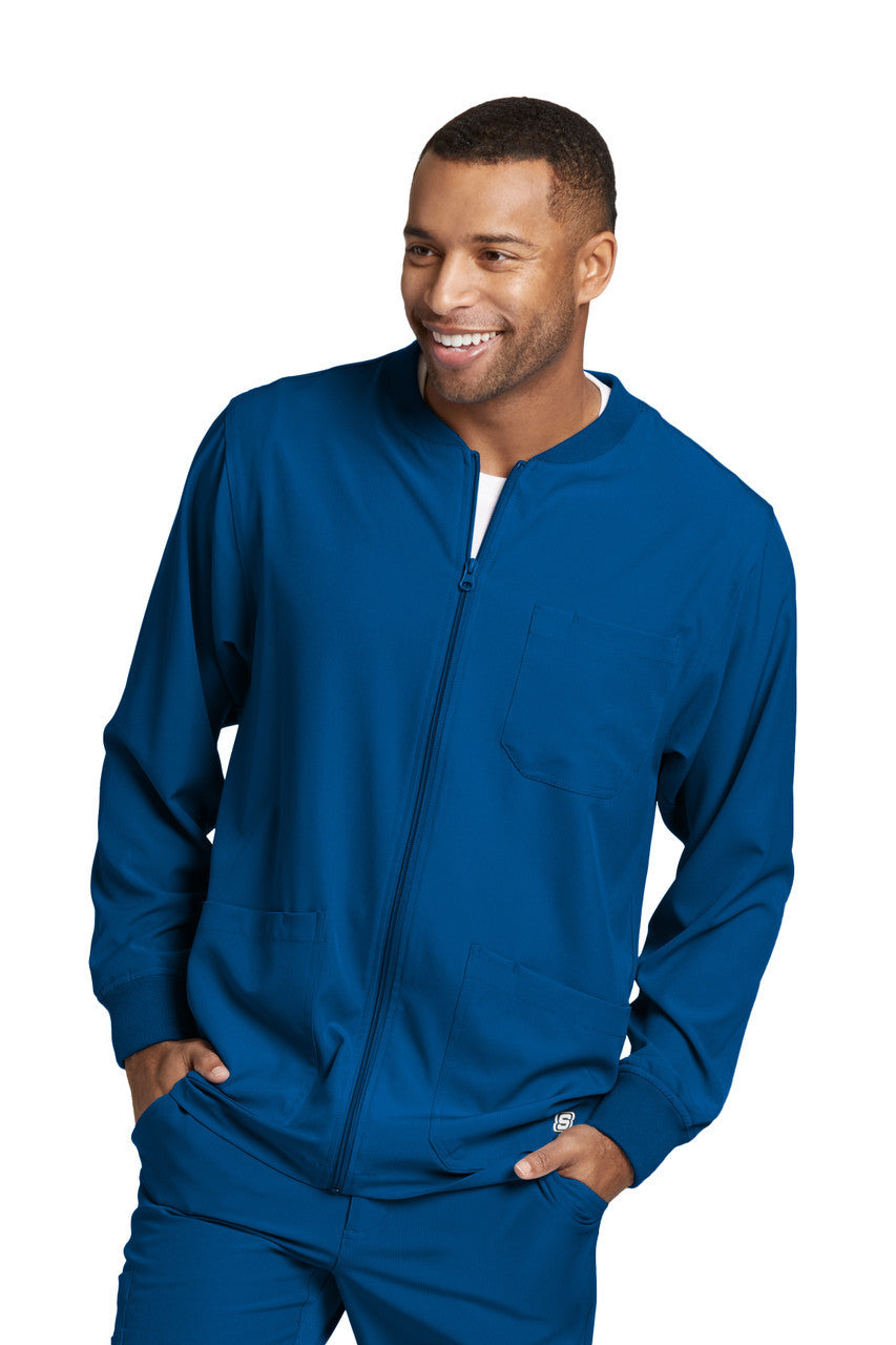 Skechers Men's Structured Medical Jacket — women's scrub jacket | ScrubBox