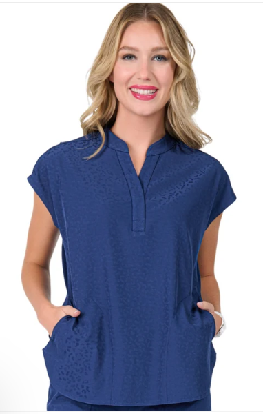 Jacquard Piper Tuck In Top
