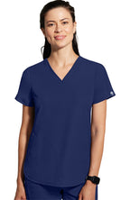 HH360 Skyler V-Neck Scrub Top scrub top in navy