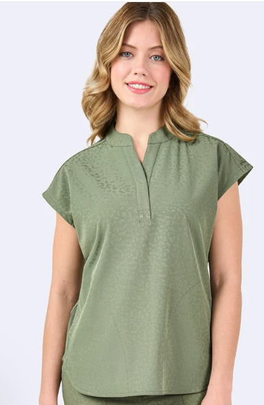 Jacquard Piper Tuck In Top