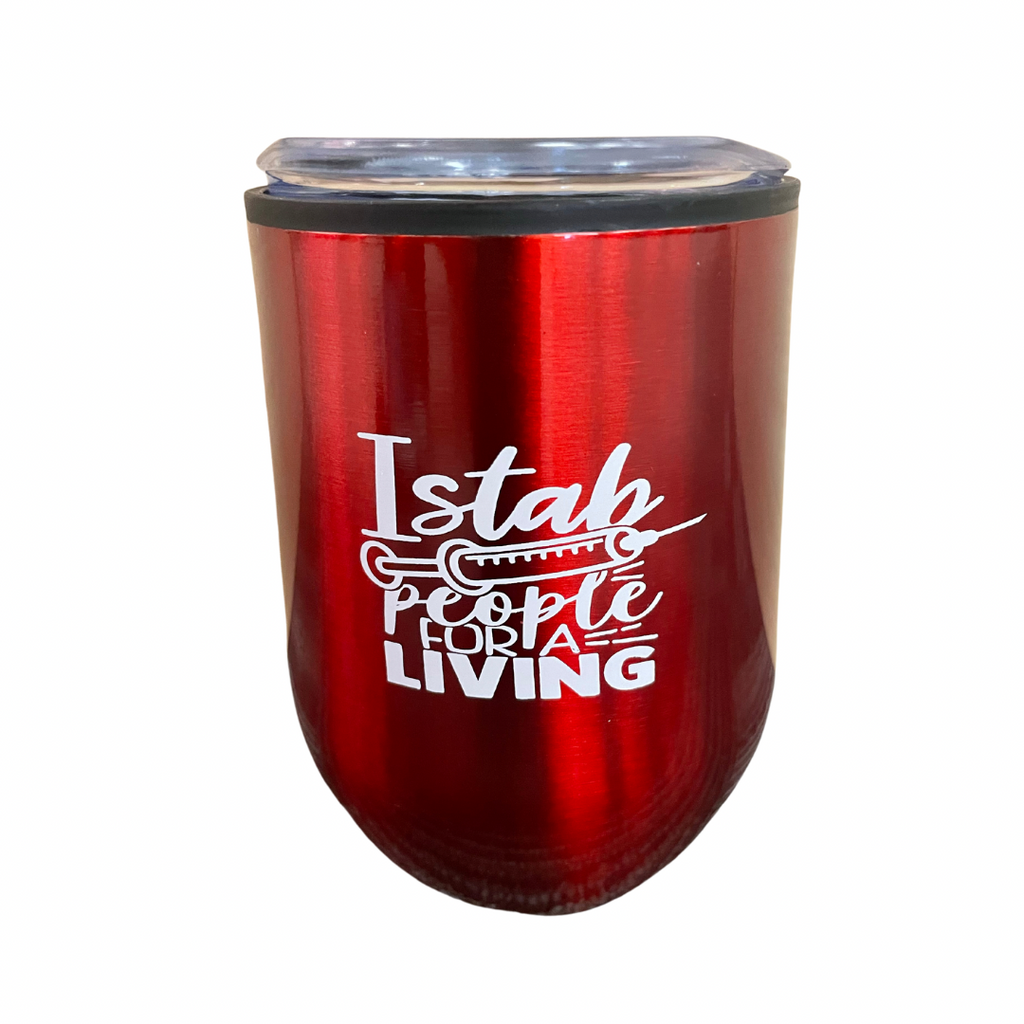 Phlebotomy Wine Tumbler